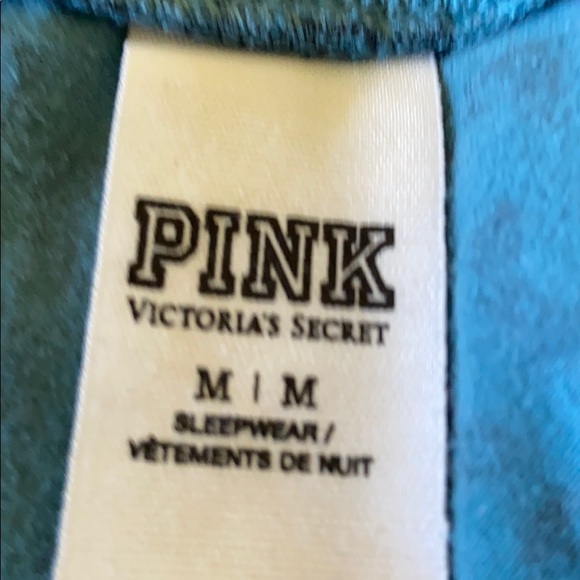 PINK Women's Turquoise Leopard Leggings - Picture 2 of 4